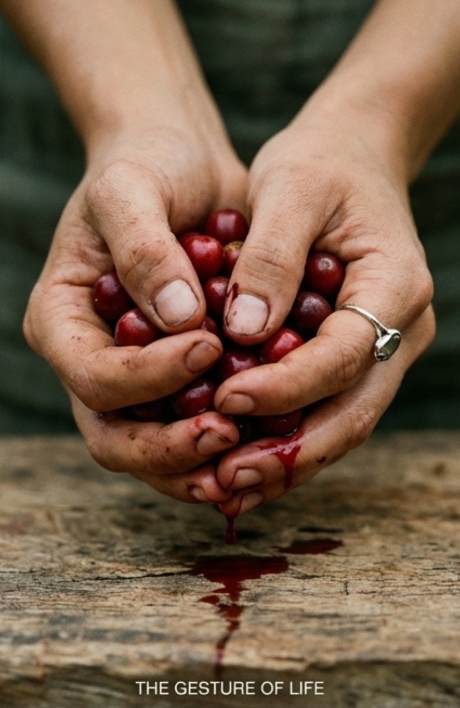 Cerises de café récoltées à la main